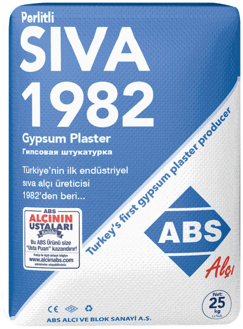 ABS Siva 1982 — Gypsum Plaster · 25 KG
