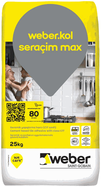 Weber Seracim — Cement-based Tile Adhesive · 25 KG